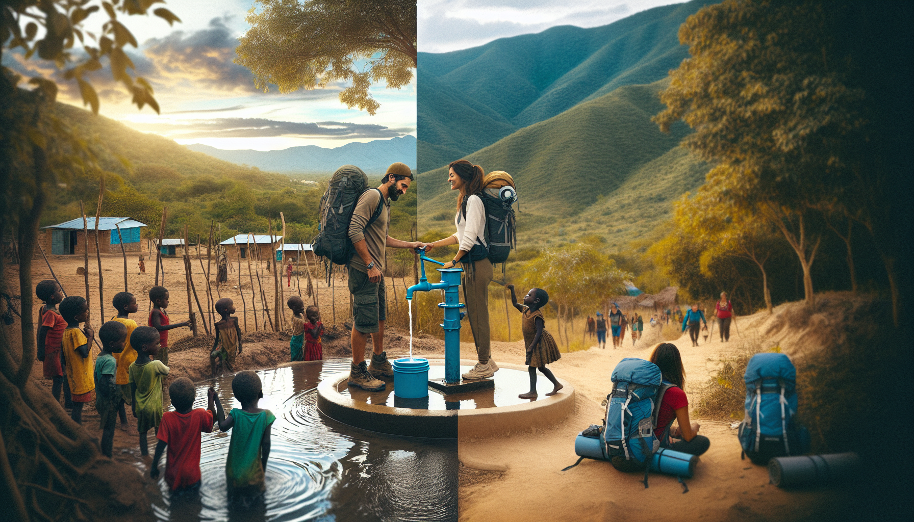 Clean water project and Sierra Madre customers adventuring