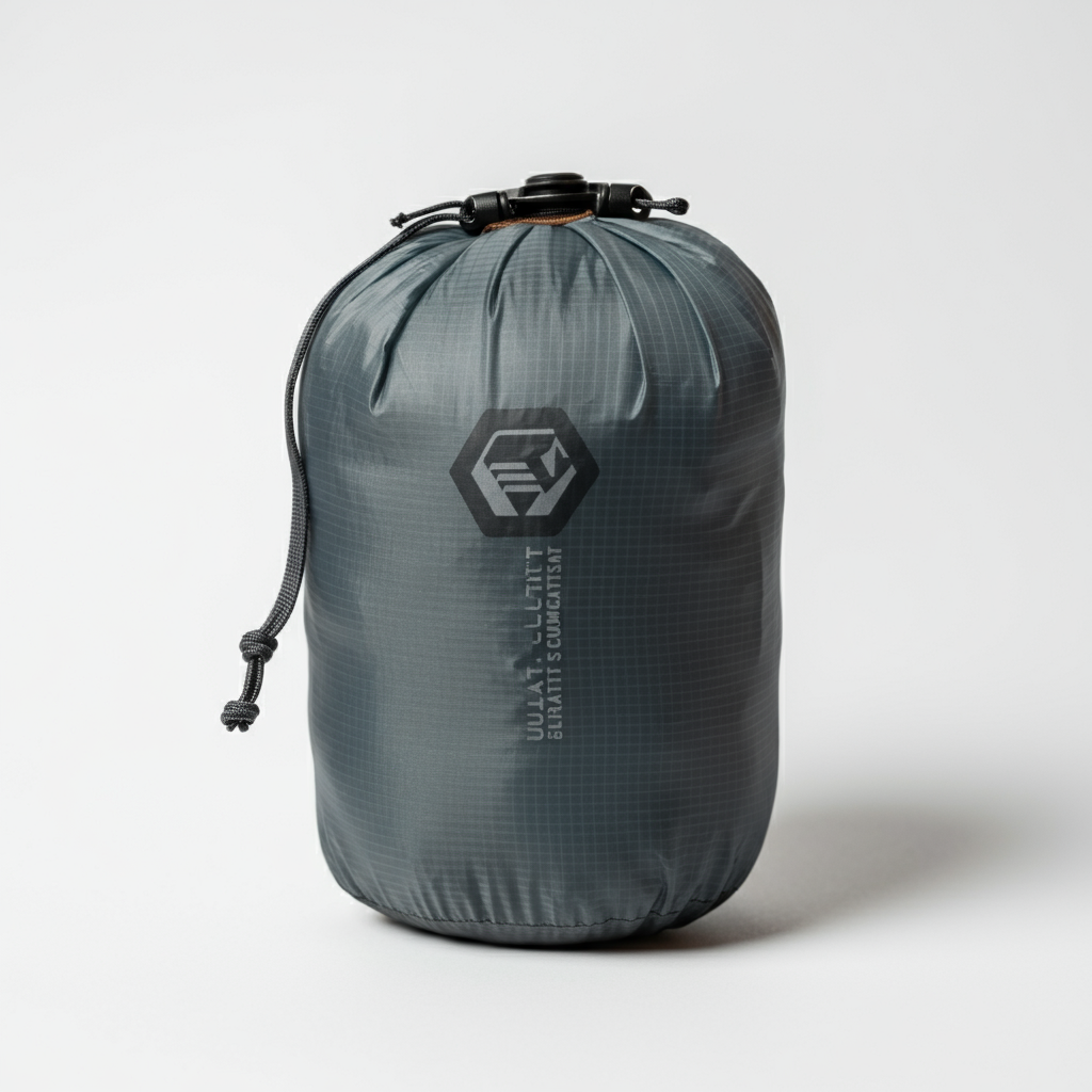 Compact ultralight hammock stuff sack